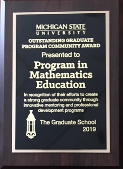 PRIME Outstanding Graduate Program Community Award